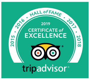 Tip Advisor Certificate of Excellence - 2019