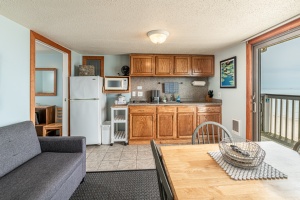 Two Room Beachfront Unit with Kitchen, Upstairs, Building 1, #1206 is the only room with this layout