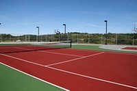 Tennis and Basketball Court Area